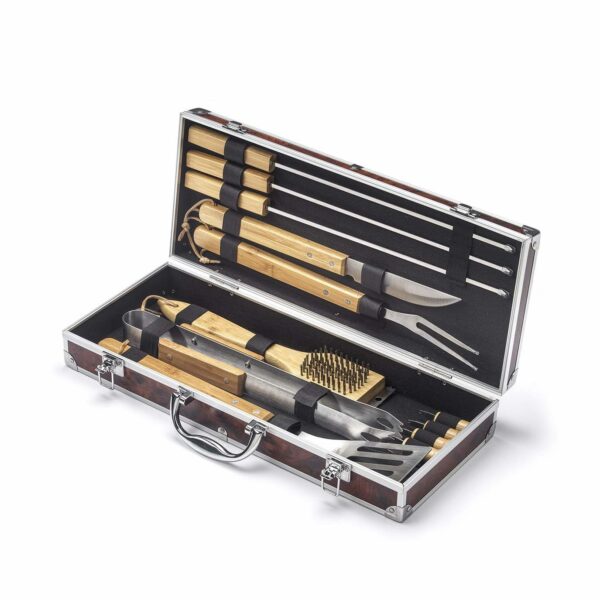 set valigetta in radica 01241 Ompagrill – set valigetta