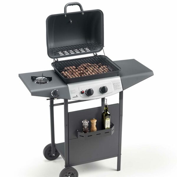 GAS 4939 DOUBLE Ompagrill – barbecue gas aperto